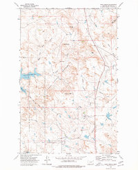 Download a high-resolution, GPS-compatible USGS topo map for Sand Arroyo, MT (1977 edition)