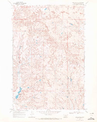 Download a high-resolution, GPS-compatible USGS topo map for Sand Buttes, MT (1972 edition)