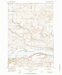 Download a high-resolution, GPS-compatible USGS topo map for Sandborn Creek, MT (1985 edition)