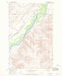 Download a high-resolution, GPS-compatible USGS topo map for Savage SW, MT (1970 edition)