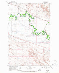 Download a high-resolution, GPS-compatible USGS topo map for Savoy, MT (1967 edition)