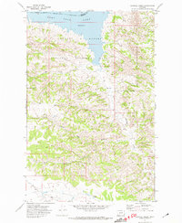 preview thumbnail of historical topo map of Garfield County, MT in 1971