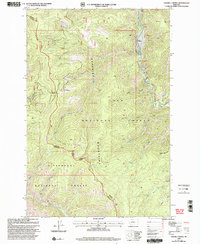 Download a high-resolution, GPS-compatible USGS topo map for Sawmill Saddle, MT (2003 edition)