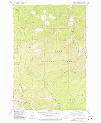 Download a high-resolution, GPS-compatible USGS topo map for Sawmill Saddle, MT (1977 edition)