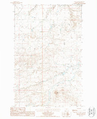 Download a high-resolution, GPS-compatible USGS topo map for Sayer Butte, MT (1987 edition)