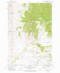 Download a high-resolution, GPS-compatible USGS topo map for Scab Rock Mountain, MT (1975 edition)
