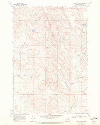 Download a high-resolution, GPS-compatible USGS topo map for Schultz Coulee, MT (1972 edition)