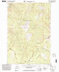 Download a high-resolution, GPS-compatible USGS topo map for Schultz Saddle, MT (2002 edition)