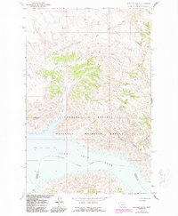 Download a high-resolution, GPS-compatible USGS topo map for Schuyler Butte, MT (1987 edition)