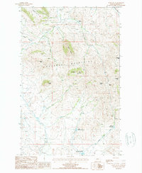 Download a high-resolution, GPS-compatible USGS topo map for Scotty Butte, MT (1987 edition)
