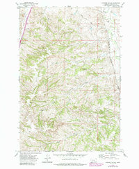 Download a high-resolution, GPS-compatible USGS topo map for Scraper Coulee, MT (1985 edition)