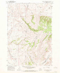 Download a high-resolution, GPS-compatible USGS topo map for Section House Draw, MT (1971 edition)