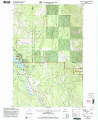 Download a high-resolution, GPS-compatible USGS topo map for Seeley Lake East, MT (2003 edition)