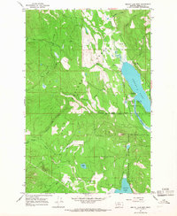 Download a high-resolution, GPS-compatible USGS topo map for Seeley Lake West, MT (1968 edition)