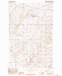 Download a high-resolution, GPS-compatible USGS topo map for Seifort Reservoir, MT (1984 edition)
