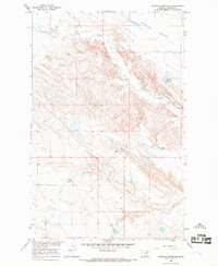 Download a high-resolution, GPS-compatible USGS topo map for Seymour Reservoir, MT (1969 edition)