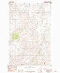 Download a high-resolution, GPS-compatible USGS topo map for Shambo NE, MT (1984 edition)