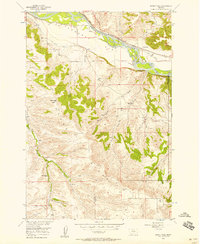 Download a high-resolution, GPS-compatible USGS topo map for Shane Ridge, MT (1957 edition)