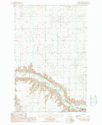 Download a high-resolution, GPS-compatible USGS topo map for Shannon Bridge, MT (1987 edition)