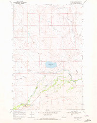 Download a high-resolution, GPS-compatible USGS topo map for Sharp Lake, MT (1972 edition)