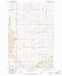 Download a high-resolution, GPS-compatible USGS topo map for Shell Butte, MT (1981 edition)