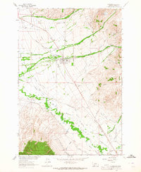 Download a high-resolution, GPS-compatible USGS topo map for Sheridan, MT (1964 edition)