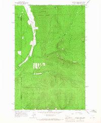 preview thumbnail of historical topo map of Flathead County, MT in 1964