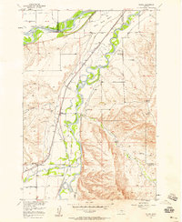 Download a high-resolution, GPS-compatible USGS topo map for Silesia, MT (1958 edition)