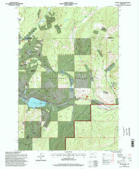 Download a high-resolution, GPS-compatible USGS topo map for Silver Lake, MT (1998 edition)