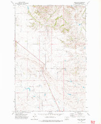 Download a high-resolution, GPS-compatible USGS topo map for Sioux Pass, MT (1975 edition)