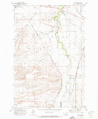 Download a high-resolution, GPS-compatible USGS topo map for Sipple, MT (1974 edition)