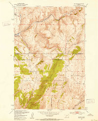 Download a high-resolution, GPS-compatible USGS topo map for Sixteen, MT (1953 edition)