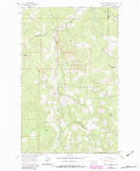 Download a high-resolution, GPS-compatible USGS topo map for Skillet Mountain, MT (1984 edition)