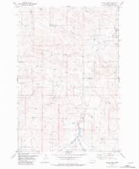 Download a high-resolution, GPS-compatible USGS topo map for Skunk Creek, MT (1981 edition)