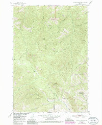 Download a high-resolution, GPS-compatible USGS topo map for Sliderock Mountain, MT (1986 edition)