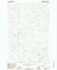 Download a high-resolution, GPS-compatible USGS topo map for Sloan Reservoir, MT (1985 edition)