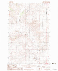 Download a high-resolution, GPS-compatible USGS topo map for Smoke Creek NE, MT (1983 edition)