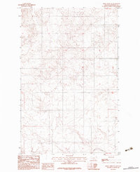 Download a high-resolution, GPS-compatible USGS topo map for Smoke Creek SW, MT (1983 edition)