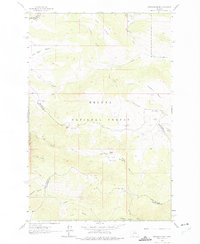 preview thumbnail of historical topo map of Meagher County, MT in 1962