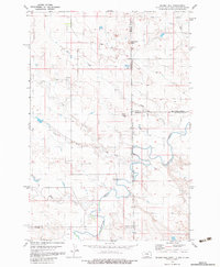 Download a high-resolution, GPS-compatible USGS topo map for Snider Hill, MT (1983 edition)