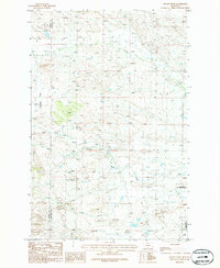 Download a high-resolution, GPS-compatible USGS topo map for Snoose Creek, MT (1986 edition)