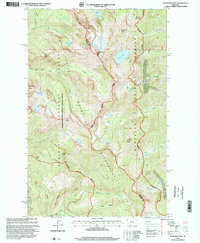 Download a high-resolution, GPS-compatible USGS topo map for Snowshoe Peak, MT (2000 edition)