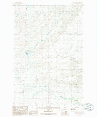 Download a high-resolution, GPS-compatible USGS topo map for Soap Creek, MT (1986 edition)