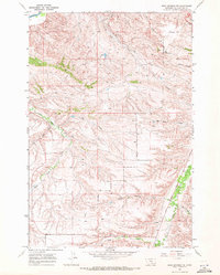 Download a high-resolution, GPS-compatible USGS topo map for Soda Springs NW, MT (1971 edition)