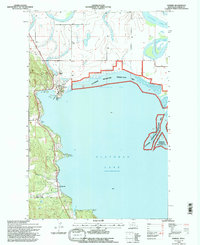 Download a high-resolution, GPS-compatible USGS topo map for Somers, MT (1995 edition)