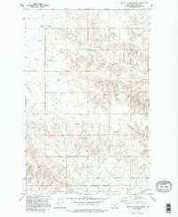 Download a high-resolution, GPS-compatible USGS topo map for South of Four Buttes, MT (1995 edition)