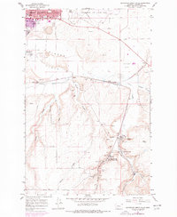 Download a high-resolution, GPS-compatible USGS topo map for Southeast Great Falls, MT (1977 edition)