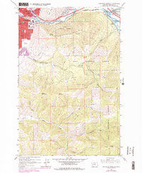 Download a high-resolution, GPS-compatible USGS topo map for Southeast Missoula, MT (1978 edition)