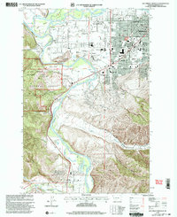 Download a high-resolution, GPS-compatible USGS topo map for Southwest Missoula, MT (2003 edition)