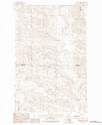 Download a high-resolution, GPS-compatible USGS topo map for Spencer Point, MT (1984 edition)